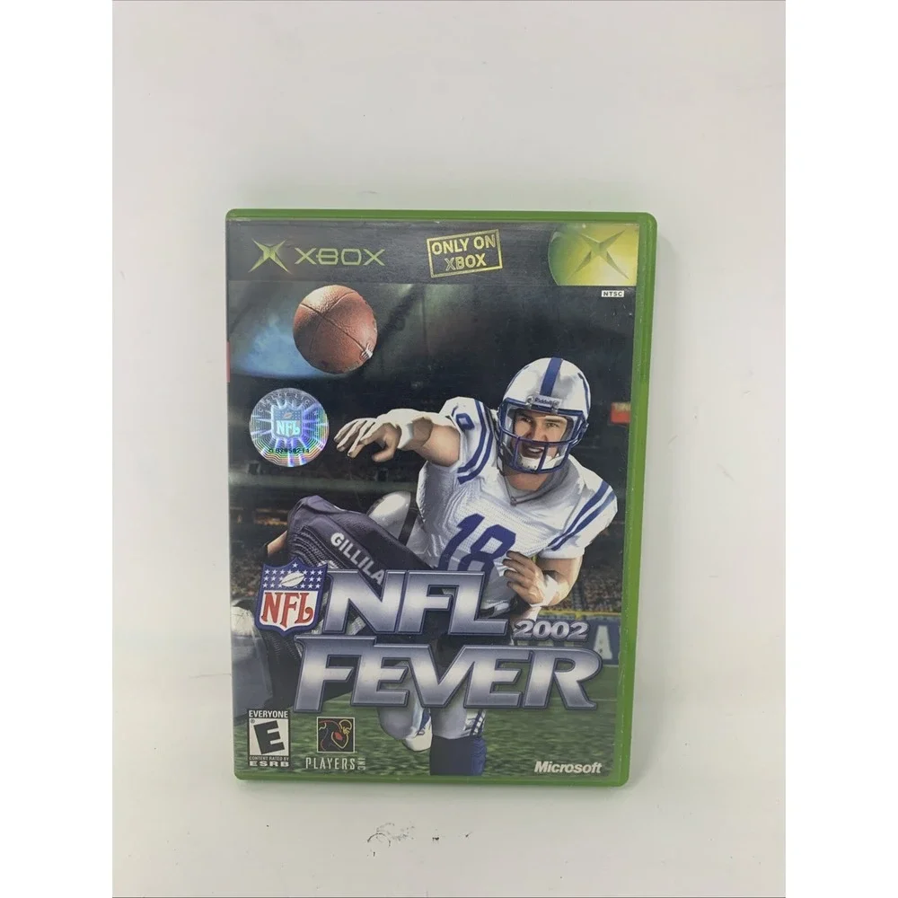 NFL Fever 2002 Microsoft Xbox Video Game-Tested